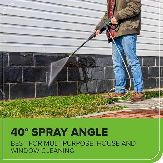 Greenworks 1900 PSI Electric Pressure Washer 1.2 GPM Lightweight Compact