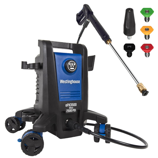 Westinghouse ePX3500 Electric Pressure Washer 2500 PSI 1.76 GPM 5 Nozzles