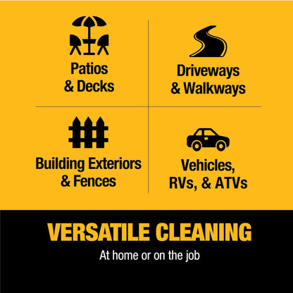DEWALT 3300 PSI Gas Pressure Washer with 5 Nozzles 25 ft Hose