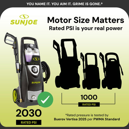 Sun Joe SPX3000 Electric Pressure Washer 2500 PSI Portable Cleaning System