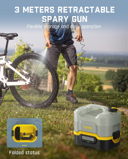 Fanttik NB8 Nano Cordless Pressure Washer 72–98 PSI Portable Spray System