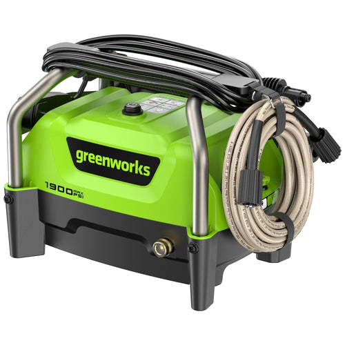 Greenworks 1900 PSI Electric Pressure Washer 1.2 GPM Lightweight Compact