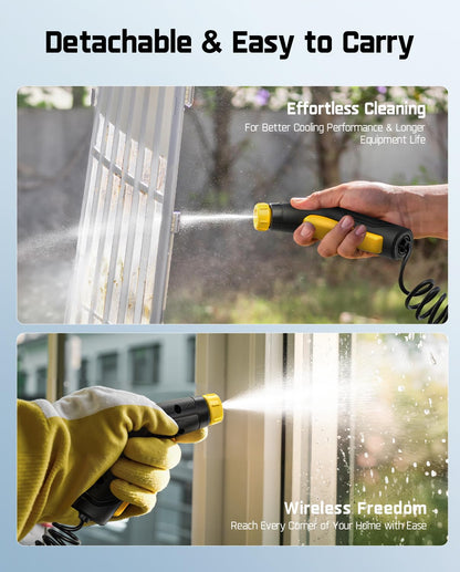 Fanttik NB8 Nano Cordless Pressure Washer 72–98 PSI Portable Spray System