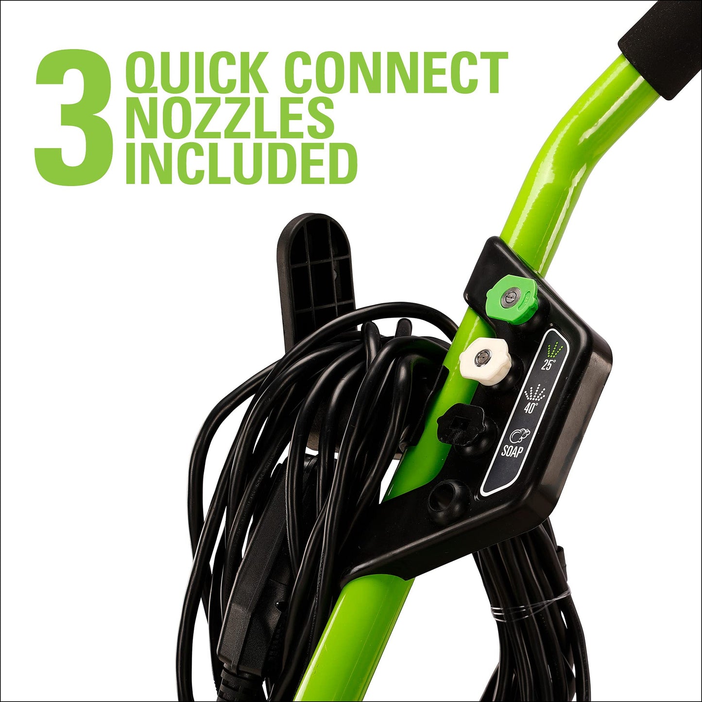 Greenworks 2000 PSI Electric Pressure Washer 1.1 GPM 13 Amp