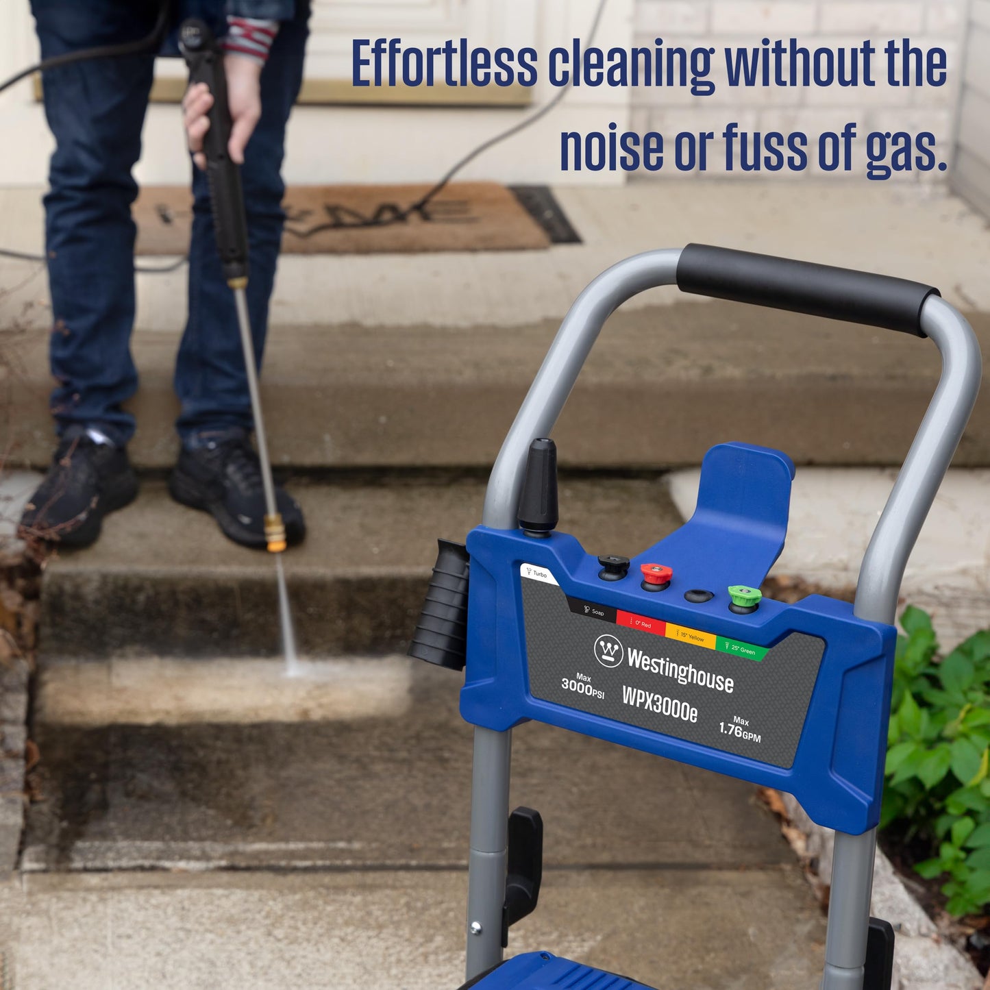 Westinghouse WPX3000e Electric Pressure Washer 3000 PSI 1.76 GPM Induction Motor