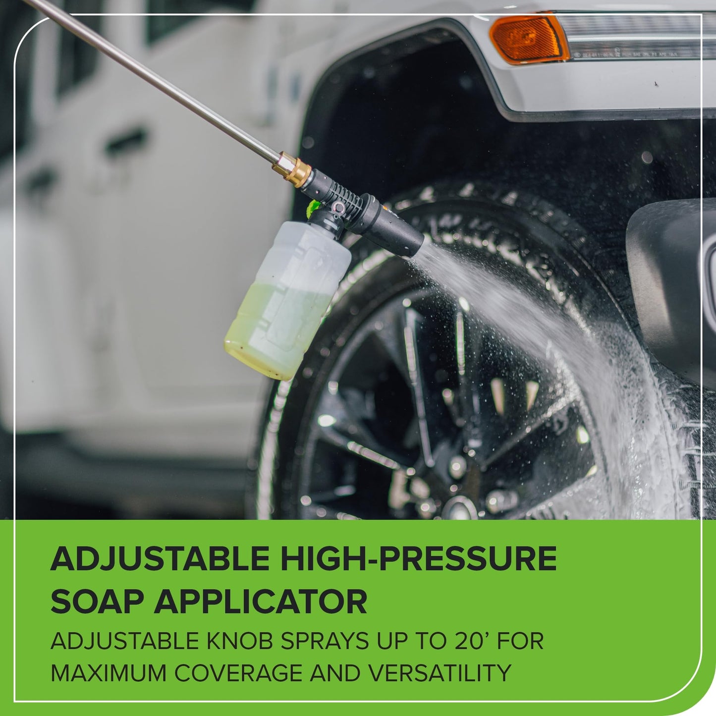 Greenworks 2100 PSI Electric Pressure Washer 1.2 GPM Compact Design
