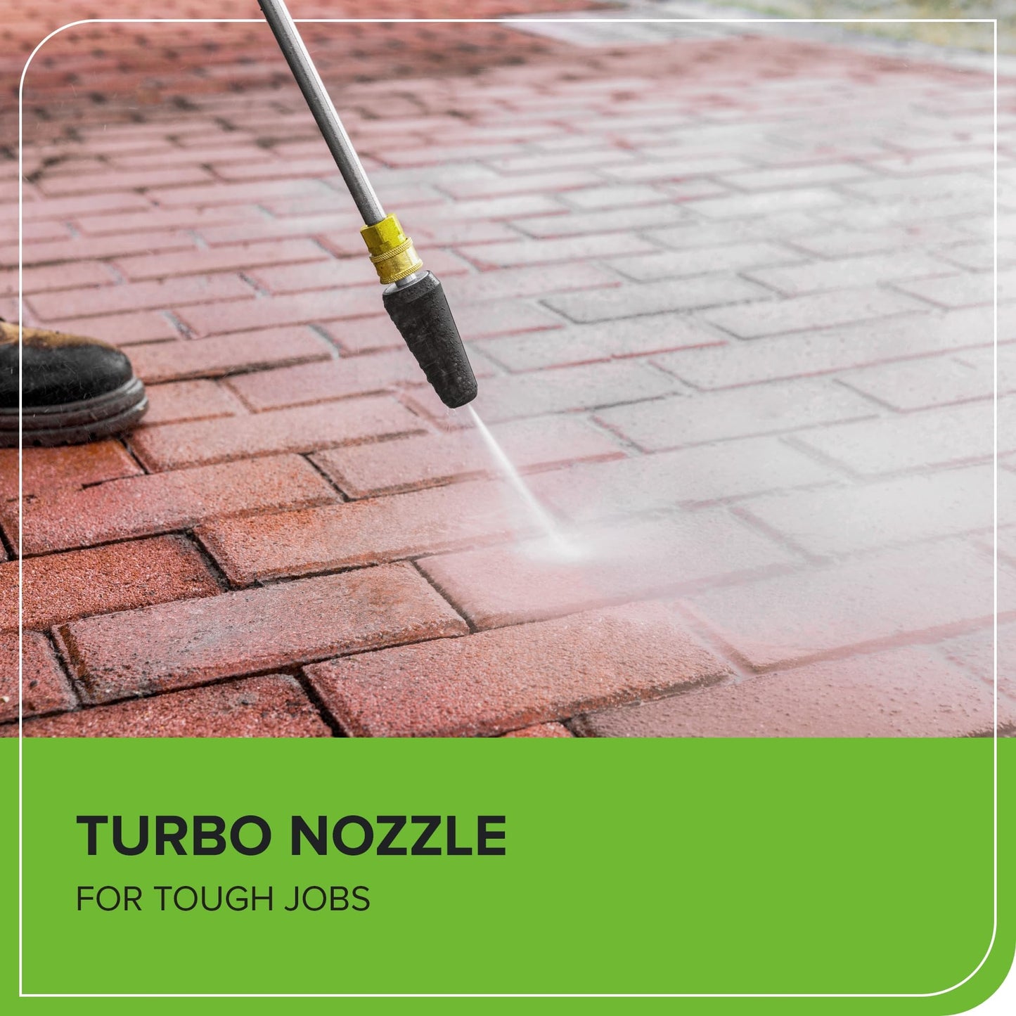 Greenworks 2100 PSI Electric Pressure Washer 1.2 GPM Compact Design