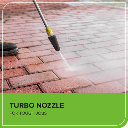 Greenworks 2100 PSI Electric Pressure Washer 1.2 GPM Compact Design