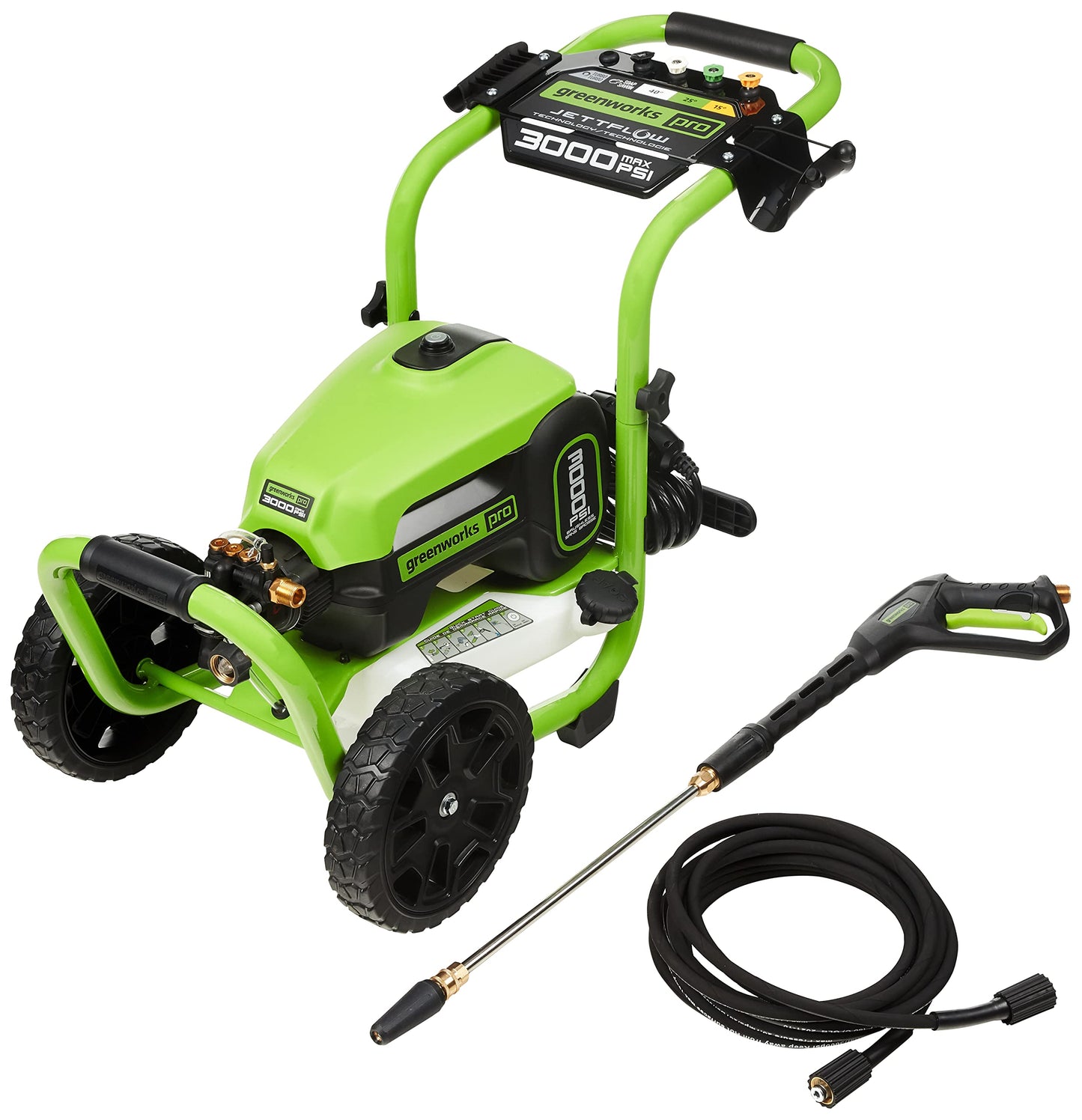 Greenworks Pro 3000 PSI Electric Pressure Washer 2.0 GPM Brushless Motor