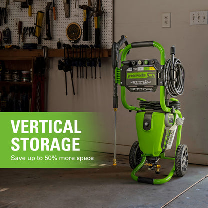 Greenworks Pro 3000 PSI Electric Pressure Washer 2.0 GPM Brushless Motor