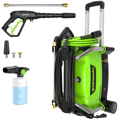 Greenworks 2100 PSI Electric Pressure Washer 1.2 GPM Compact Design