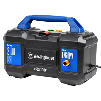 Westinghouse ePX3100v Electric Pressure Washer 2100 PSI 1.76 GPM Foam Cannon