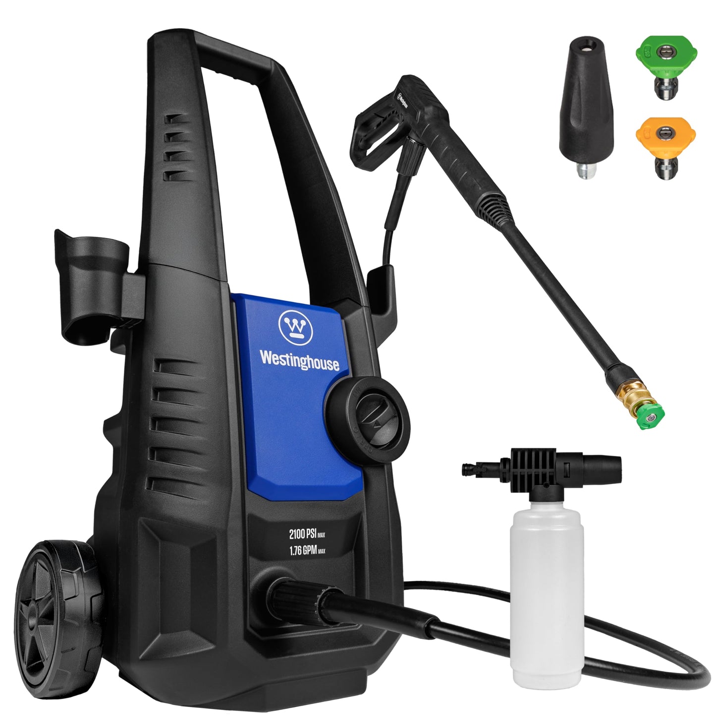 Westinghouse ePX3050 Electric Pressure Washer 2100 PSI 1.76 GPM Turbo Nozzle