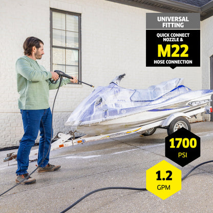 Kärcher K1700 Electric Pressure Washer 2125 PSI 1.46 GPM 3 Nozzles