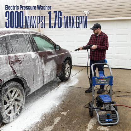 Westinghouse WPX3000e Electric Pressure Washer 3000 PSI 1.76 GPM Induction Motor