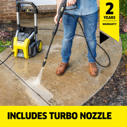 Kärcher K1700 Electric Pressure Washer 2125 PSI 1.46 GPM 3 Nozzles