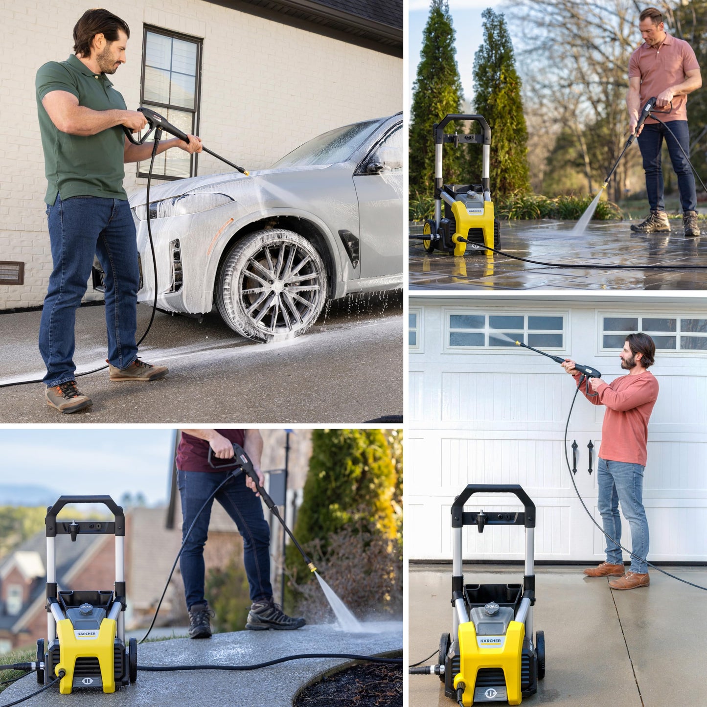 Kärcher K1700 Electric Pressure Washer 2125 PSI 1.46 GPM 3 Nozzles