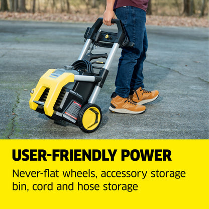 Kärcher K1700 Electric Pressure Washer 2125 PSI 1.46 GPM 3 Nozzles